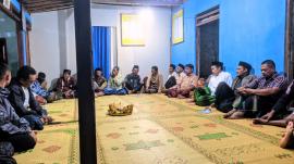 Yasinan Hari Ke Tujuh Almarhum Bapak Wasito, Pamong dan Warga Ngejring Hadiri Doa Bersama